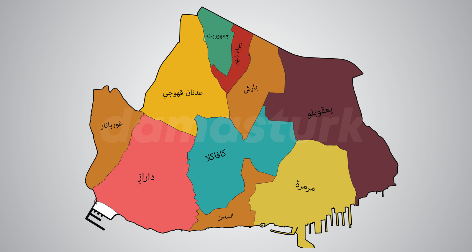 بيليك دوزو Map
