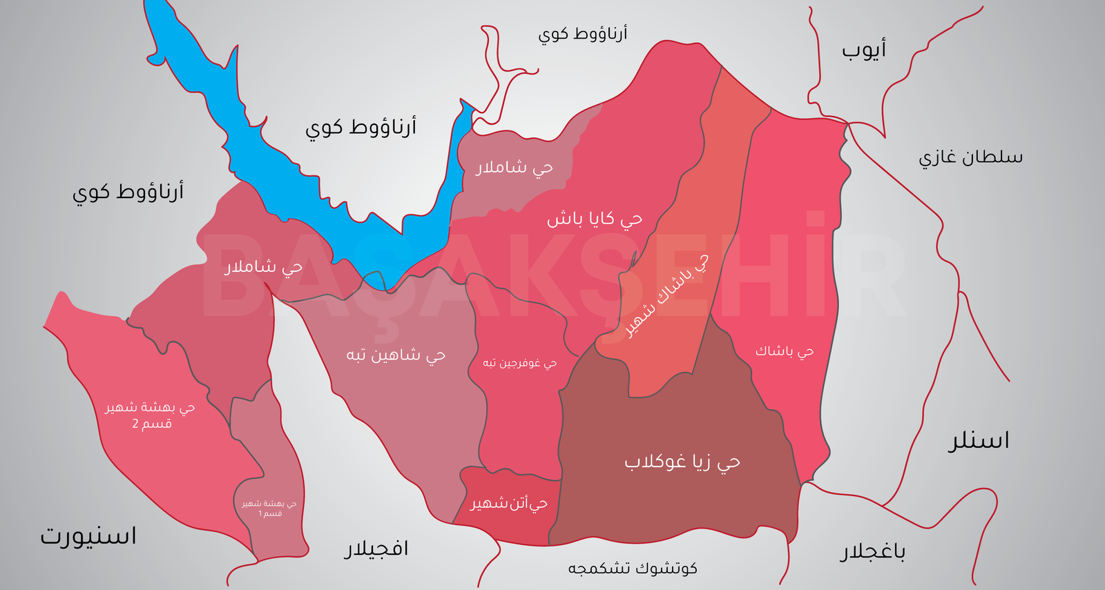 باشاك شهير Map