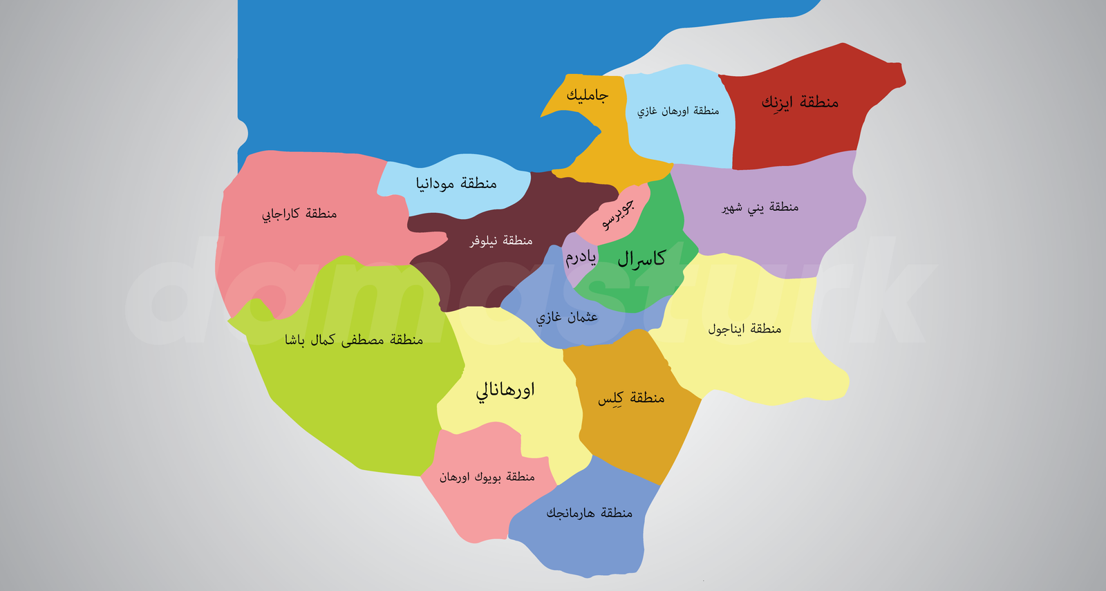 بورصة Map - damasturk Real Estate